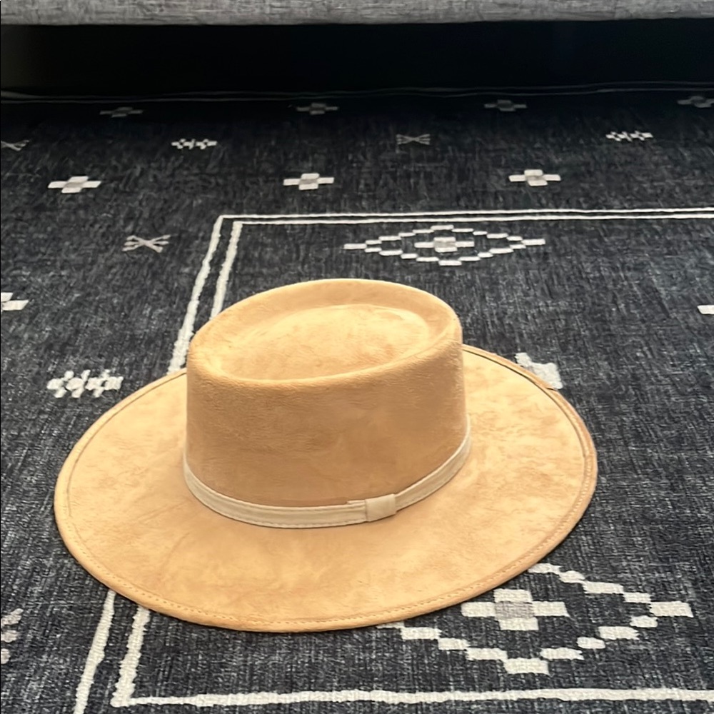 Tan Suede Men's Hat